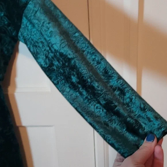 Fashion Nova Velvet Jumpsuit in Hunter - Picture 9 of 16